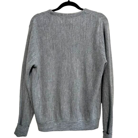 Vintage Steeplechase Gray Wool Cardigan M Academia Preppy Collegiate Sweater - Picture 6 of 13